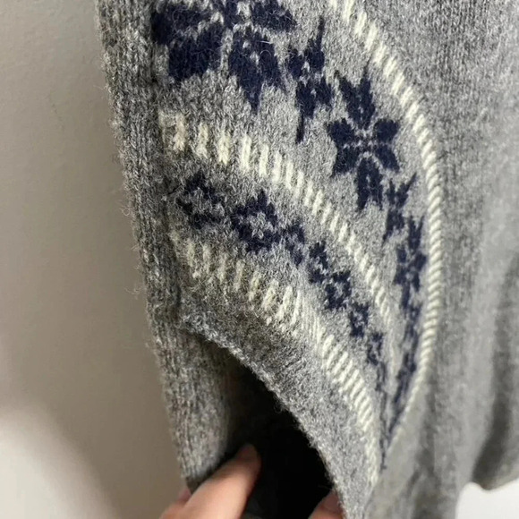 Cache Fair Isle Lambs wool Sweater Dress - Picture 8 of 11